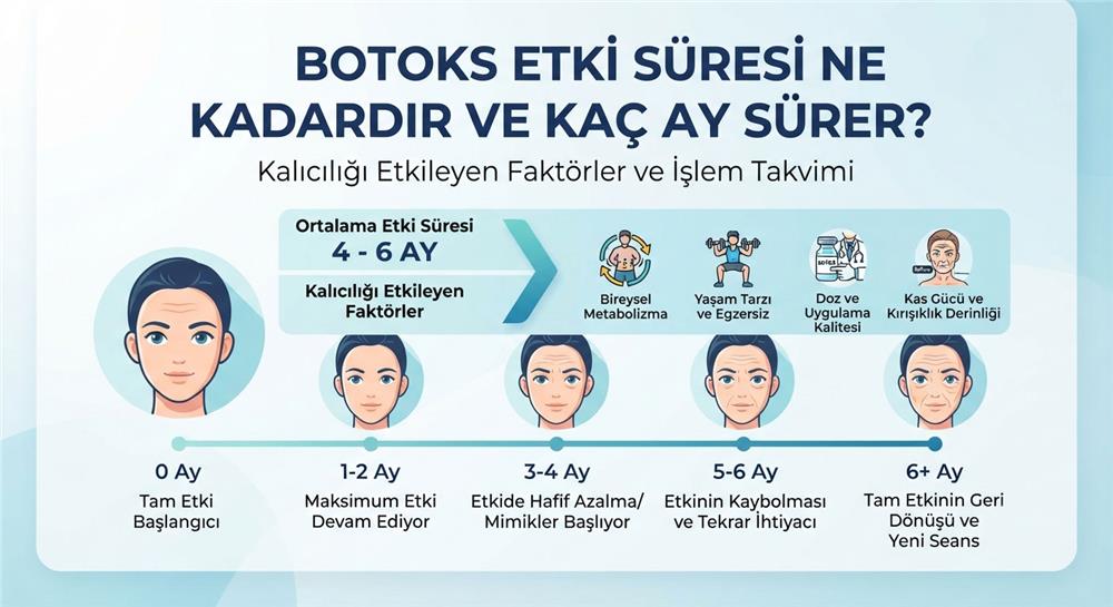 Botoks Ne Kadar Kalıcıdır ve Etkisi Kaç Ay Sürer Botoks Ne Kadar Kalıcıdır ve Etkisi Kaç Ay Sürer
